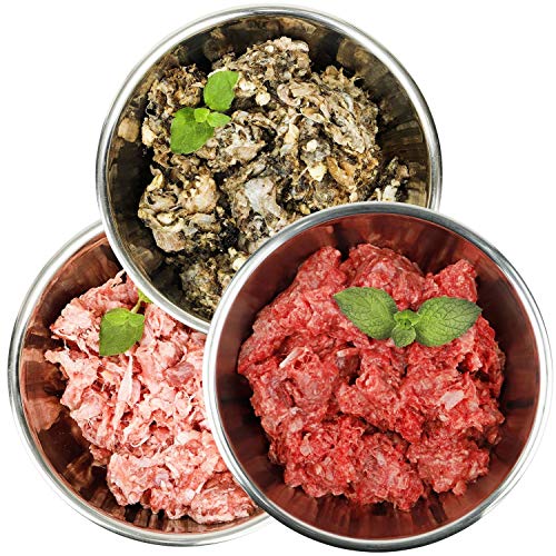 Barf-Snack Frostfutter - Sparpaket Leckermäulchen mit Ente, Kaninchen & Pansen 28kg Barf Futter, Rohfleisch für Hunde & Katzen von Barf-Snack