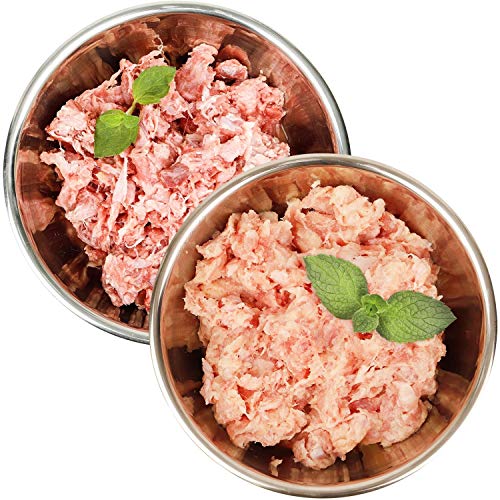 Barf-Snack hochwertiges Frostfutter - Sparpaket Ente & Pute gesundes Gefrierfleisch/Rohfleisch für Hunde & Katzen von Barf-Snack