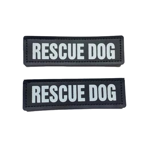 Rescue Dog Patch für unser reflektierendes Ultra-Geschirr (Größe M bis L) von Bark Appeal