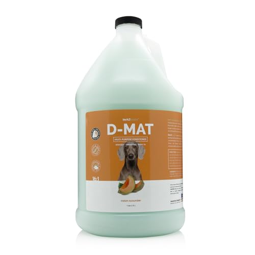 Bark2Basics D-Mat Hundekonditionierer, 1 Gallone - Ganz Natürlich, Vielseitig Einsetzbar, Eliminiert Statische Aufladung, Keine Zusatzstoffe, Seifenfrei, Grausam, 100% Biologisch Abbaubar von Bark2Basics