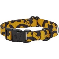 Barkalot Hundehalsband Recyceltes Polyester schwarz/ orange L von Barkalot