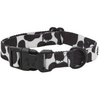 Barkalot Hundehalsband Recyceltes Polyester schwarz/ weiß L von Barkalot