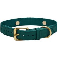 Barkalot Hundehalsband Veganes Leder grün XS von Barkalot