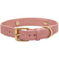 Barkalot Hundehalsband Veganes Leder pink XS von Barkalot