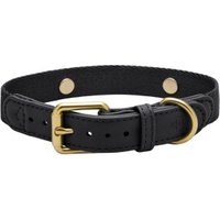 Barkalot Hundehalsband Veganes Leder schwarz XL von Barkalot