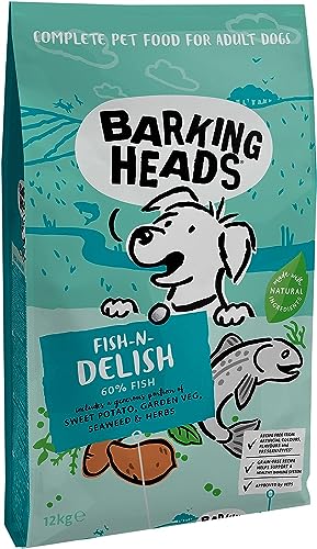 Barking Heads FND12 Hundefutter Fish N Delish Grain Free, 12 Kg von Barking Heads