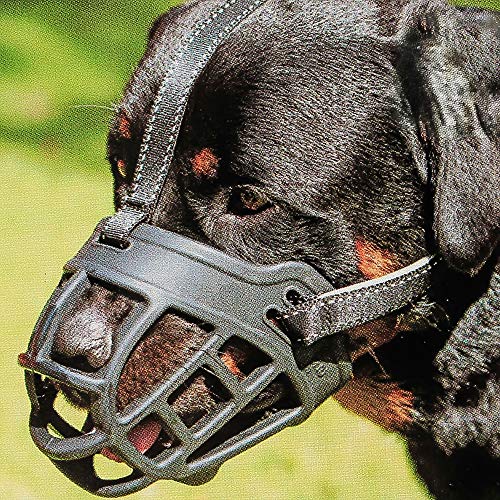 BARKLESS Hundemaulkorb, weicher Silikon-Maulkorb für Hunde, verhindert Beißen, Kauen und Bellen, ermöglicht Trinken und Hecheln, verwendet mit Halsband von Barkless