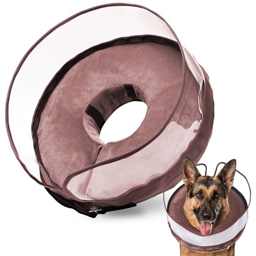 Hunde-Neuterkegel-Alternativen nach Operationen (Kaffee, XL) von Barkless