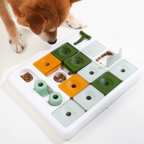 Barkwhiz Interaktives Hundespielzeug für Hunde, Verschiedene Spielstufen, langsames Füttern für Hunde, geistige Stimulation, Puzzle für Hunde, Hundespielzeug für große, mittelgroße und kleine Hunde von Barkwhiz