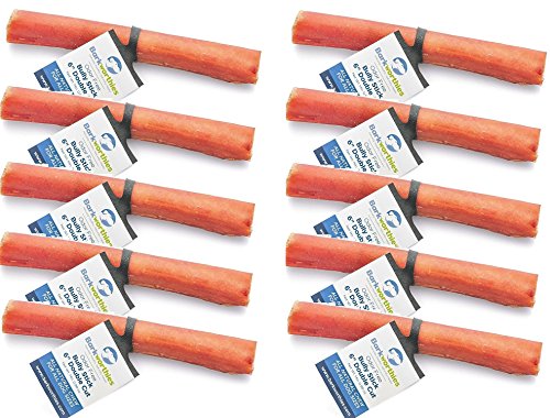 Barkworthies Bully Stick geruchsfrei Doppelschnitt je 6 Zoll (10 Stück) von Barkworthies