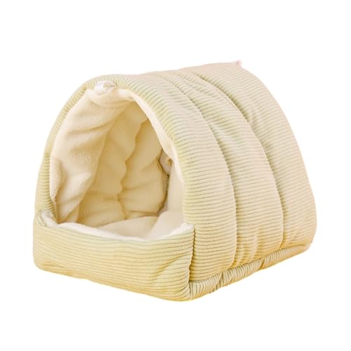 BaronHong Parrot Bird Bed Hammock Winter Warm Bird Plush Nest Toy for Conure Lovebird Parakeet Cockatiel Cage Accessory(LightGreen,M) von BaronHong