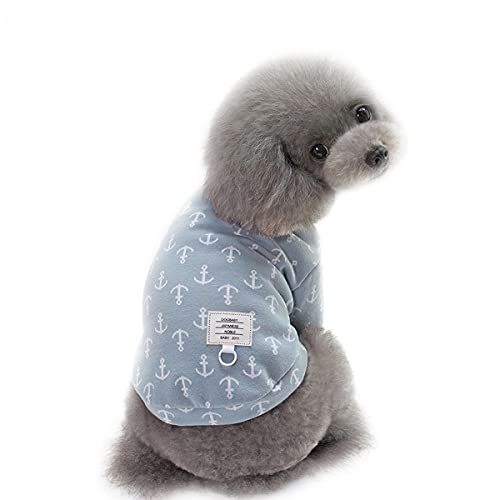 Barrageon Haustier Strickwaren Winter Warme Weste Hunde Pullover Welpe Mantel Jacke Overall Katze Kleidung Weiche Klein Mittel (Blau-XL) von Barrageon