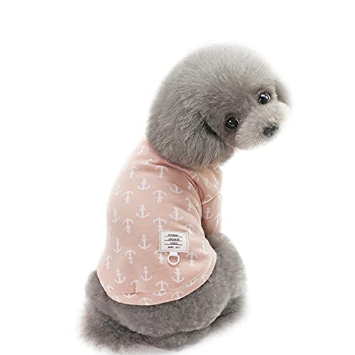 Barrageon Haustier Strickwaren Winter Warme Weste Hunde Pullover Welpe Mantel Jacke Overall Katze Kleidung Weiche Klein Mittel (Rosa-2XL) von Barrageon