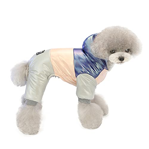 Barragoon Haustier Wintermantel Hunde Pullover Overall Welpen Jacke Katze Kleidung Licht Weiche Süß Klein Mittel Warme Weste (Rosa-S) von Barrageon