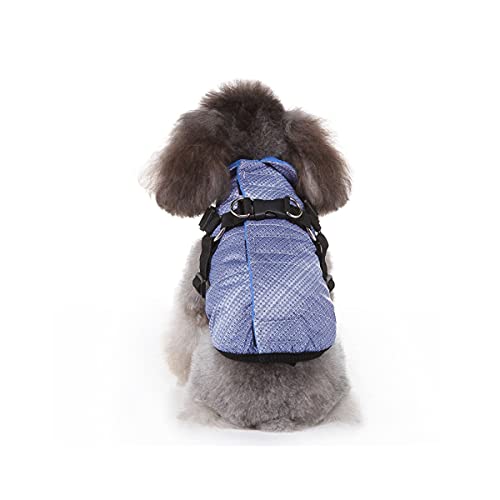 Barragoon Wintermantel Warme Haustier Weste Hunde Pullover Overall Welpen Jacke Katze Kleidung Licht Weiche Süß Klein Mittel (Licht Blau-M) von Barrageon