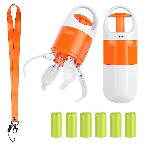 Bassulouda 1 Set Portable Dog Pooper mit 90 2-in-1 Dog Pooper für große auslaufsichere Hunde von Bassulouda