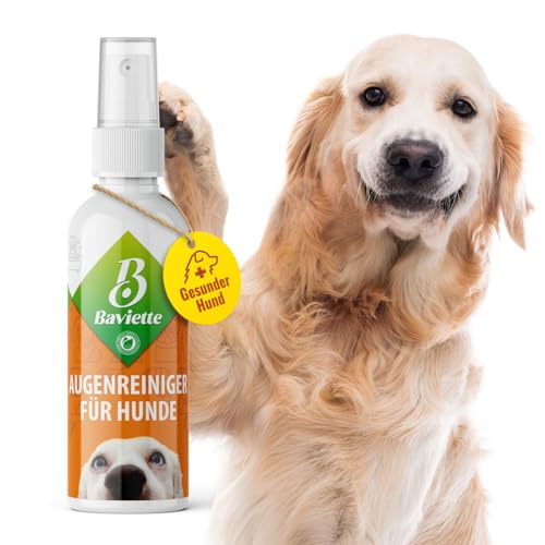 Baviette Premiumqualität probiotic Hundepflege Set-Box, Spray Allergie-frei, Augenpflege, Ohrenpflege, Zahnreiniger, Wundreiniger, Hundeshampoo, Fellpflege, gegen Hunde-Urin (Augenpflege 100 ml) von Baviette