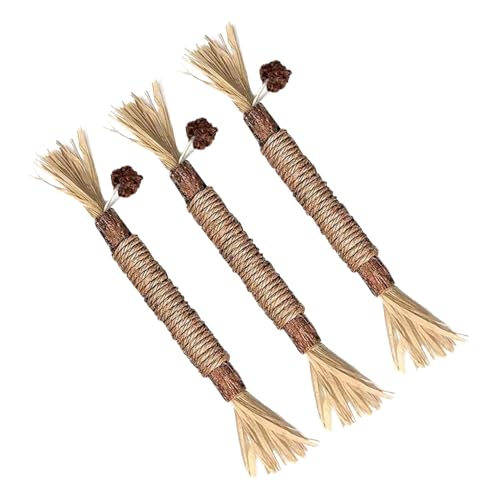 Bavokon Silvervine Kaustab, Katzenminze-Kauspielzeug für Katzen - Natürliche Silvervine Sticks für Katzen - Silvervine-Katzenspielzeug, natürliche Silvervine-Sticks für Katzen, natürliche von Bavokon