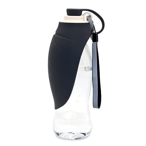 Bawektrl Hunde-Wasserflaschenspender, tragbarer Wassernapf für Spaziergänge, Haustiere, Reisen, Wandern, Trinken, Futterbehälter für Reisen, 590 ml, große Rassen von Bawektrl