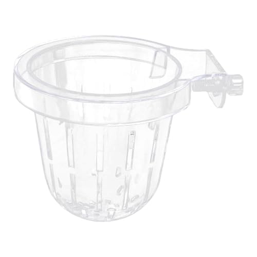 Aquarium-Pflanzenhalter – transparenter Aquarium-Pflanzenhalter | Hydroponischer Pflanzenkorb | Aquarium-Pflanzenhalter, obere Behänge, Aquarium-Blumentopf, Aquarium-Pflanzbecher mit Loch für Wassersp von Bbbabeslk