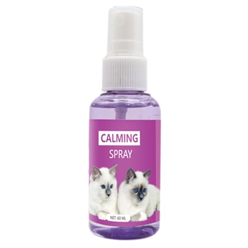 Bbbabeslk Beruhigendes Spray für Katzen, 60 ml, Katzenentspannungsspray, fördert die Entspannung, reduziert Kratzmöbel und unterstützt einen erholsamen Schlaf für Ihre Katze von Bbbabeslk