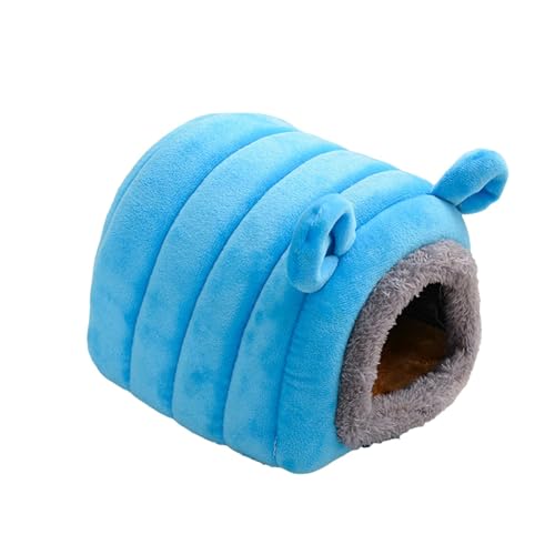 Bbbabeslk Hamster-Höhlennest – Hamster-Winter-Warmhausbett | Hamsterhaus Schlafbettnest | Hamsterbett Haustier Winterhaus Warmes Nest, kleines Haustierhausbett für Papageien Igel Hamster von Bbbabeslk