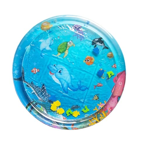 Bbbabeslk Wasserspielmatte für Hunde – Haustier-Wassersensorische Matte für Katzen, Cartoon-Mehrzweck-Wasserspielmatte, tragbare, leichte Spielmatte, niedliches interaktives Spielzeug für Hunde und von Bbbabeslk