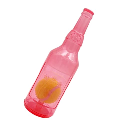 Crunchnplay Wasserflasche Spielzeug für Hunde, Kauspielzeug für kleine Hunde, quietschendes Kauspielzeug, Haustierbedarf, Flasche mit Ball, Hundespielzeug, Wasserflasche Cruncher für kleine, von Bbbabeslk