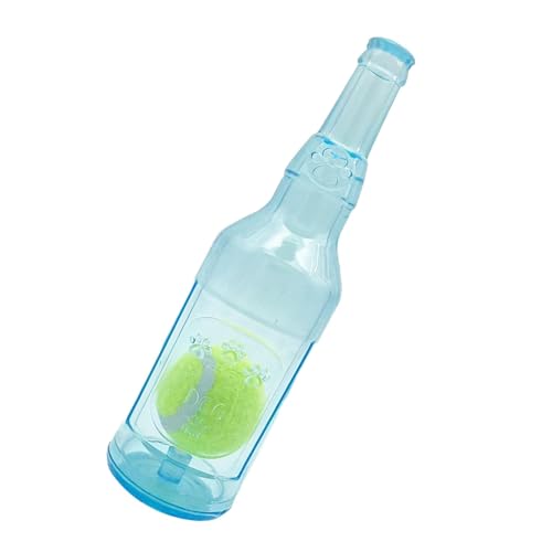 Crunchnplay Wasserflasche Spielzeug für Hunde, Kauspielzeug für kleine Hunde, quietschendes Kauspielzeug, Haustierbedarf, Flasche mit Ball, Hundespielzeug, Wasserflasche Cruncher für kleine, von Bbbabeslk