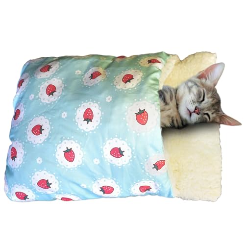 Gemütliches Katzenbett – Katzenbett für Wohnungskatzen | Katzenbett in Pantoffelform, waschbar | 48x34cm/18,9x13,39 Zoll Slipper-Katzenbetthöhle, halbgeschlossenes, niedliches, überdachtes Katzenbett von Bbbabeslk