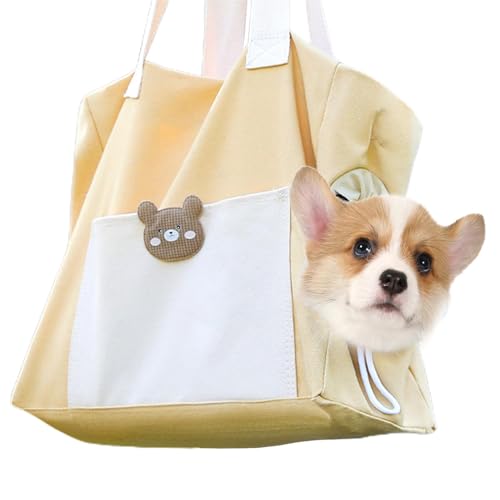 Haustier-Reisetasche | Kordelzug-Hundetragetasche, atmungsaktives Netzgewebe, multifunktionale Haustier-Outing-Tasche, leichte Hundetragetaschen für kleine Hunde und Katzen von Bbbabeslk