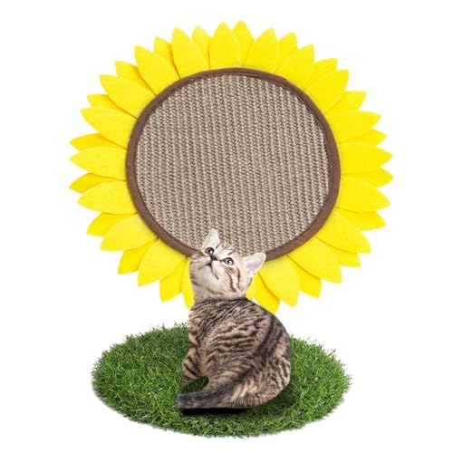 Katzenkratzbaum - Katzenkratzer für Indoor-Katzen | Katzenkratzbaum Baumform, Sonnenblume Katzenkratzbaum, Sonnenblume Kätzchen Kratzbaum, Blume Katzenbaum Möbel Haustierbedarf für Haustiere von Bbbabeslk