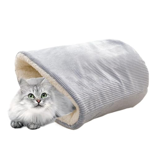 Katzenschlafsack – Katzenschlafsack | Schlafsack Katzenbett kleines Hundebett, Katzensack Kätzchenbett, Katzenhöhle Bett, gemütliches Haustiernest, warmes Kissen, weiches Bett für Innenbereich, von Bbbabeslk