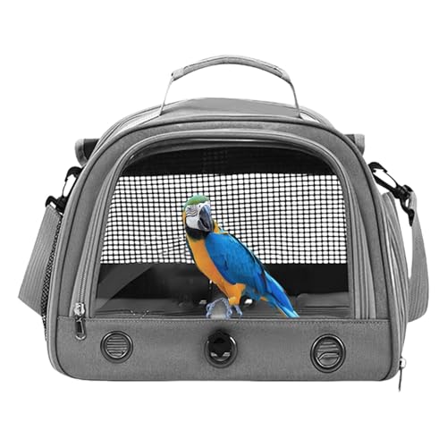 Sumini Transporttasche für Vögel, tragbare Reisetasche für, atmungsaktive Tragetasche mit Reißverschluss, Transportbox, bequemer Vogelträger mit Fußbügel Sumini Transporttasche für Vögel, tragbare Reisetasche für, atmungsaktive Tragetasche mit Reißverschluss, Transportbox, bequemer Vogelträger mit Fußbügel von Bbbabeslk