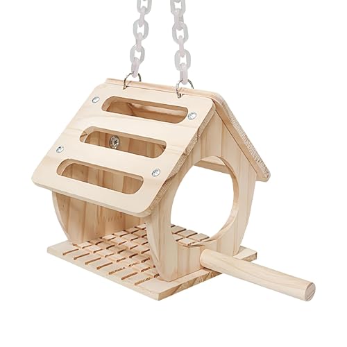 Vogelnest Bett - Vogelhaus aus Holz | Outdoor Vogel hängt Häuser, Vogel Nistkasten, Hängendes Vogelnest Bett, Holz Vogelnester Behänge Vogelhaus Brutkasten Vogelkäfig für Balkon Hof Garten von Bbbabeslk