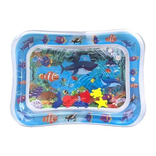 Wassermatte für Kinder – sensorisches Wasserkühlpad | PVC-Wasser-Sensor-Spielmatte | Kreative lustige Spielmatte für Kinder, Wasserkissen, frühe Entwicklungsaktivitäten für Kinder, Spielmatte für Jung von Bbbabeslk