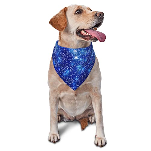 Bright Universe Hundehalstuch, Dreieckstuch, Flanell, dicke Baumwolle, Bandana für kleine, mittelgroße und große Hunde und Katzen von BdgWKseH