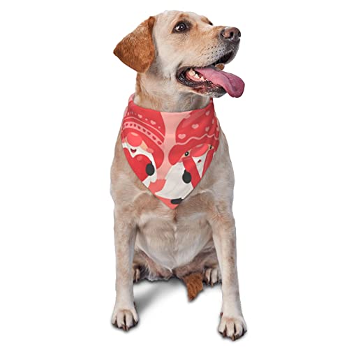 Hundehalstuch, Dreieckstuch mit Zwerg und Surfen, Flanell, dicke Baumwolle, Bandana für kleine, mittelgroße und große Hunde und Katzen von BdgWKseH