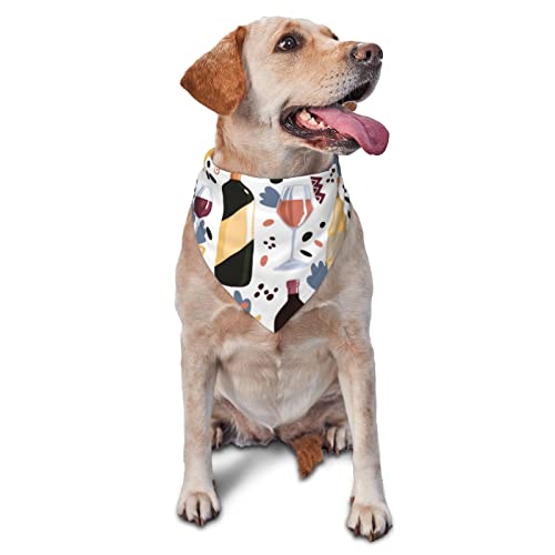 Hundehalstuch, Motiv: Wilder Westen, Cowboy, Dreieckstuch, Flanell, dicke Baumwolle, Bandana für kleine, mittelgroße und große Hunde und Katzen von BdgWKseH