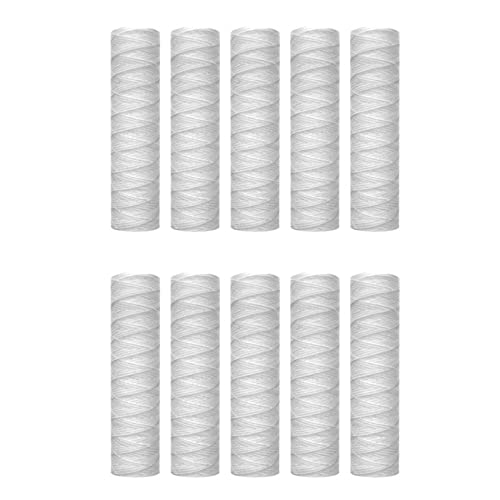 Bdukbduk 10 Stück 20 Mikrometer 10X2,5 Gewickelter Sediment Wasser Filter, Haus Sediment Filtration, für Einheit von Bdukbduk