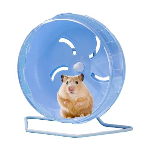 Leises Zwerghamster-Rad, Hamsterrad Zwerghamster-Spielzeug, Kleintierspielzeug mit Ständer, Leises Rad Hamster-Übungsrad 5,5 Zoll, Haustier-Kleintier-Übungs-Laufspielzeug, Hamster-Zubehör von BeNsil