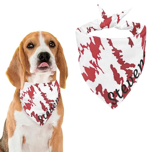 Hunde Bandana Kopftücher Hundehalstuch Dreieckstuch,Dreieckstuch Halsdreiecke Hundehalstcher,Einstellbare Hund Halstuch für Welpen Kleine Große Hunde und Katzen von BeNsil