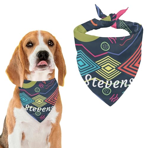 Hunde Bandana Kopftücher Hundehalstuch Dreieckstuch,Dreieckstuch Halsdreiecke Hundehalstcher,Einstellbare Hund Halstuch für Welpen Kleine Große Hunde und Katzen von BeNsil