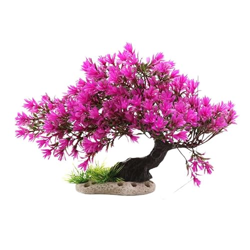 BeNtLi Aquarium Künstliche Pflanze Aquarium Mini Simulation Baum Kunststoff Modell Wasserpflanze Aquarium Zubehör (30 cm * 20 cm) (F) von BeNtLi