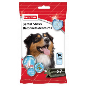 Beaphar Dental Sticks für mittelgroße / große Hunde 2 x 7 Stück von Beaphar