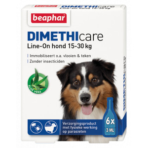 Beaphar Dimethicare Line-On (15 bis 30 kg) Hund 2 x 6 Pipetten von Beaphar