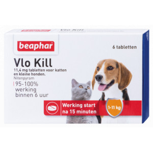 Beaphar Floh Kill (bis 11 kg) Katze und Hund 12 Tabletten von Beaphar