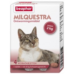 Beaphar Milquestra Entwurmungsmittel Katze Tabletten 12 Tabletten von Beaphar