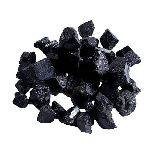 Beatifufu Turmalin Rock 100g schwarz Raw S metaphysische Chakra Schmuck Beschichtung von Beatifufu