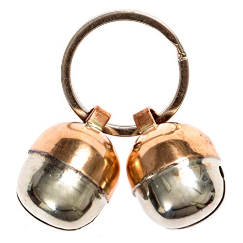 Beau's Bells 2 Extra Loud Cat & Dog Bells | Pet Tracker | Save Birds & Wildlife Handmade Copper (Medium) von Beau's Bells